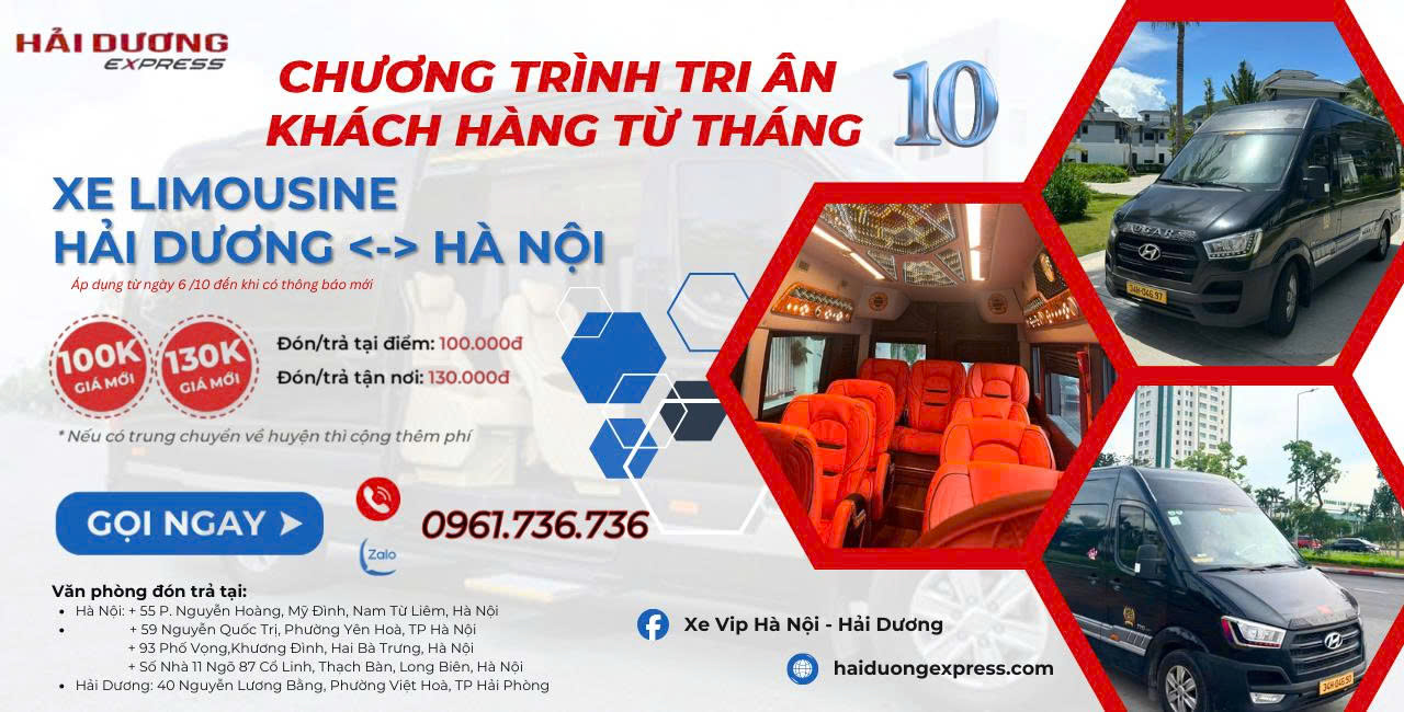 Xe VIP đưa đón tận nơi